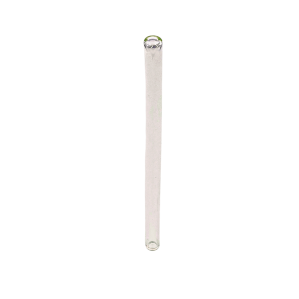 Pyrex Glass Straight Crack Smoking Pipe Tube – 6 Inch
