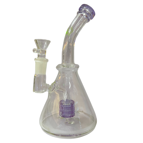 HandBell Glass Water Pipe with fixed Downstem