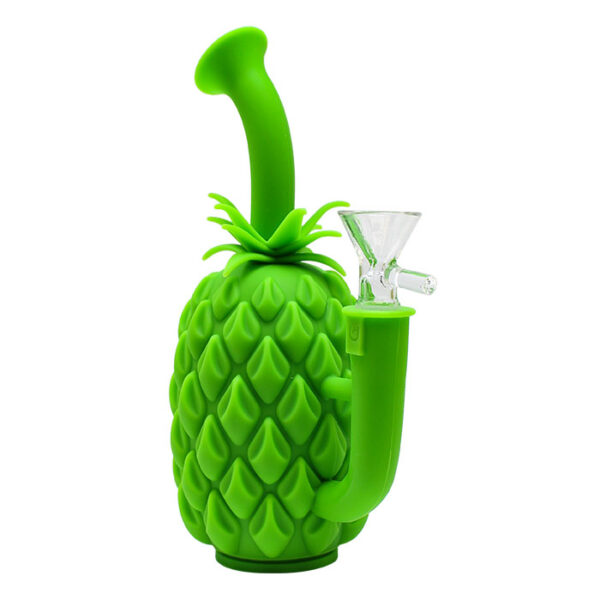 Green Silicone Pineapple Bong