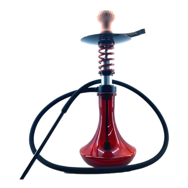 19-inch Golden Mazaya Hookah with a Russian-style static spring and design