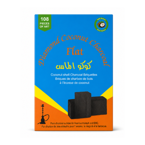 Diamond Coconut Charcoal 108 pieces Artisan Smoke Shop