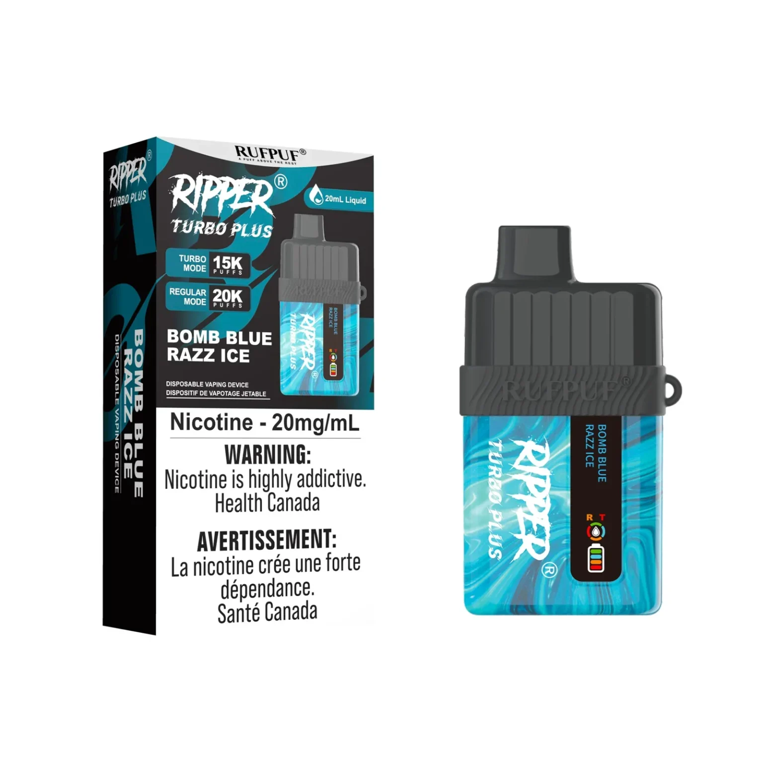 RIPPER TURBO 20000 (20K) Disposable Vape - Image 2