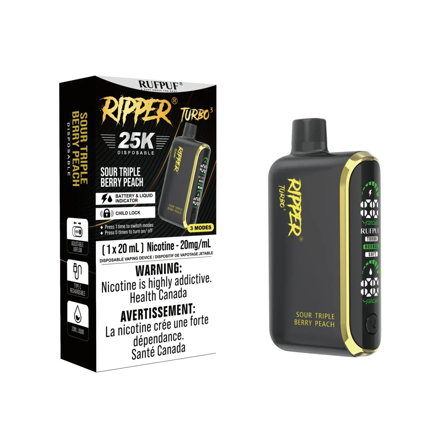 Ripper Turbo 25000 (25K) Disposable - Image 4