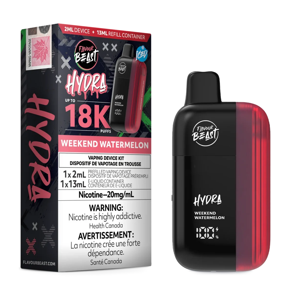 Flavour Beast Hydra 18K – Long-Lasting Disposable Vape| Vancouver, B.C.
