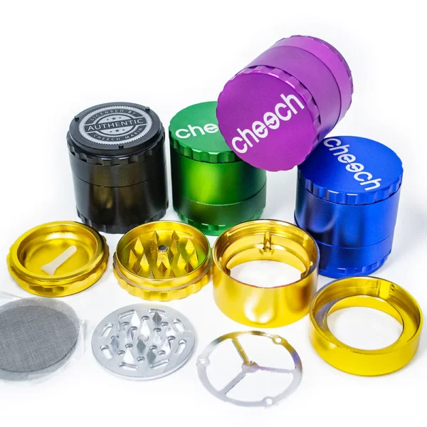 Cheech GR-7  4 Piece CNC Aluminium Grinder