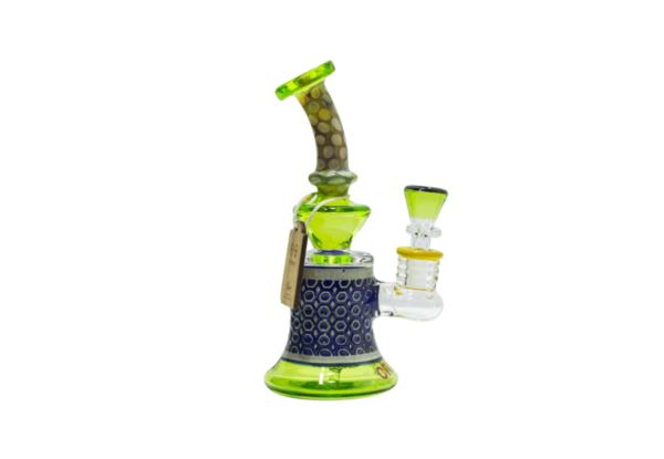 Cheech Glass 8" Lime Bubbler