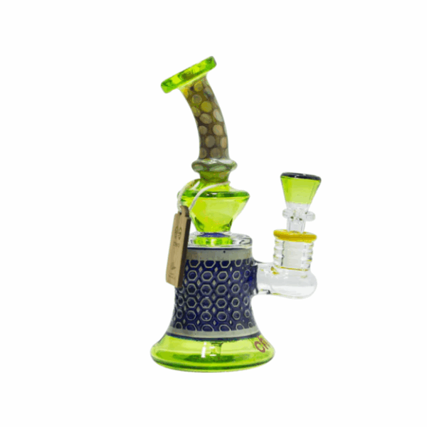 Cheech Glass 8" Lime Bubbler