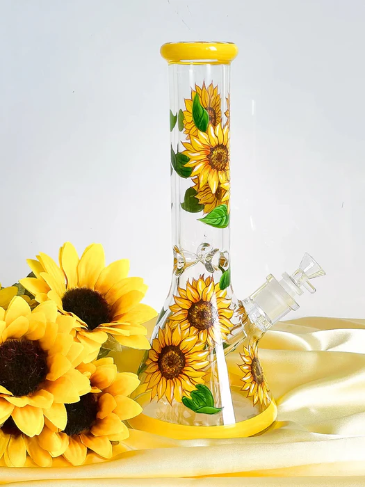 Cheech 11.5″ Sunflower Tube with Ash catcher