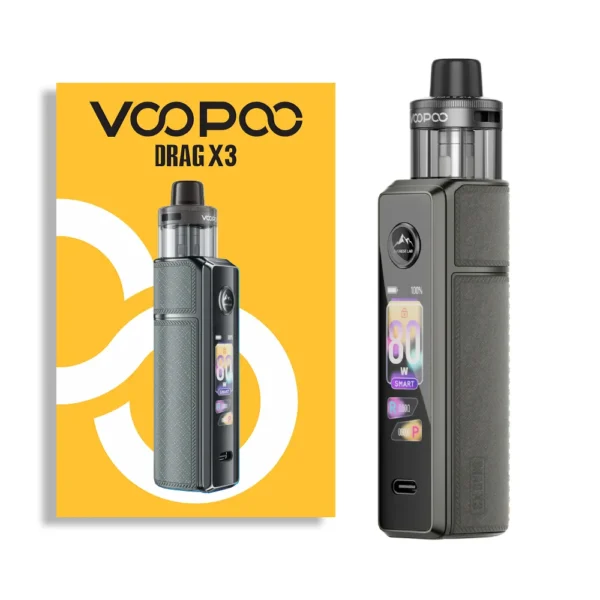 Voopoo Drag X3 Kit Gray Metal