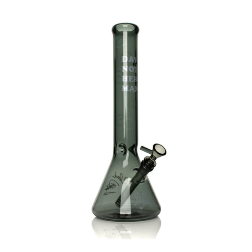 Cheech & Chong Glass 15_ Dave's Not Here, Man Beaker Bong Artisan Smoke Shop