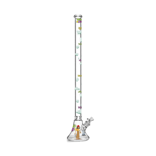 Cheech & Chong Glass 48" How High Are You Bell Base Bong Artisan Smoke Shop