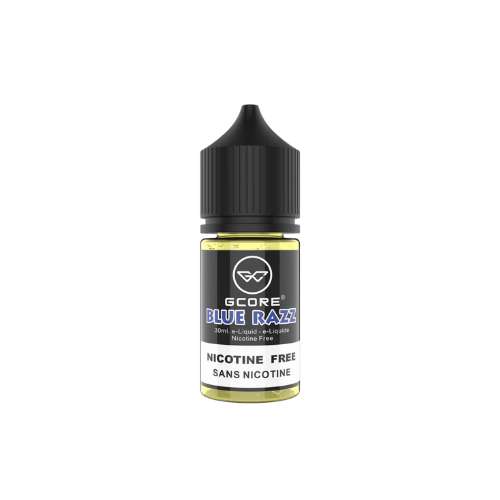 Gcore E-Juice Nicotine Free Blue Razz Artisan Smoke Shop