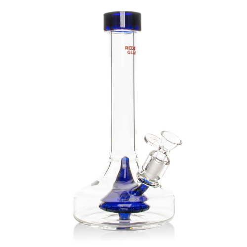 Red Eye Glass 9.5 Bell Base Bong with Integrated Bell Percolator Artisan Smoke Shop