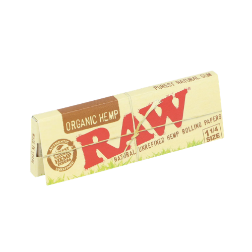 RAW Organic Hemp 1 1/4 Rolling Papers Artisan Smoke Shop