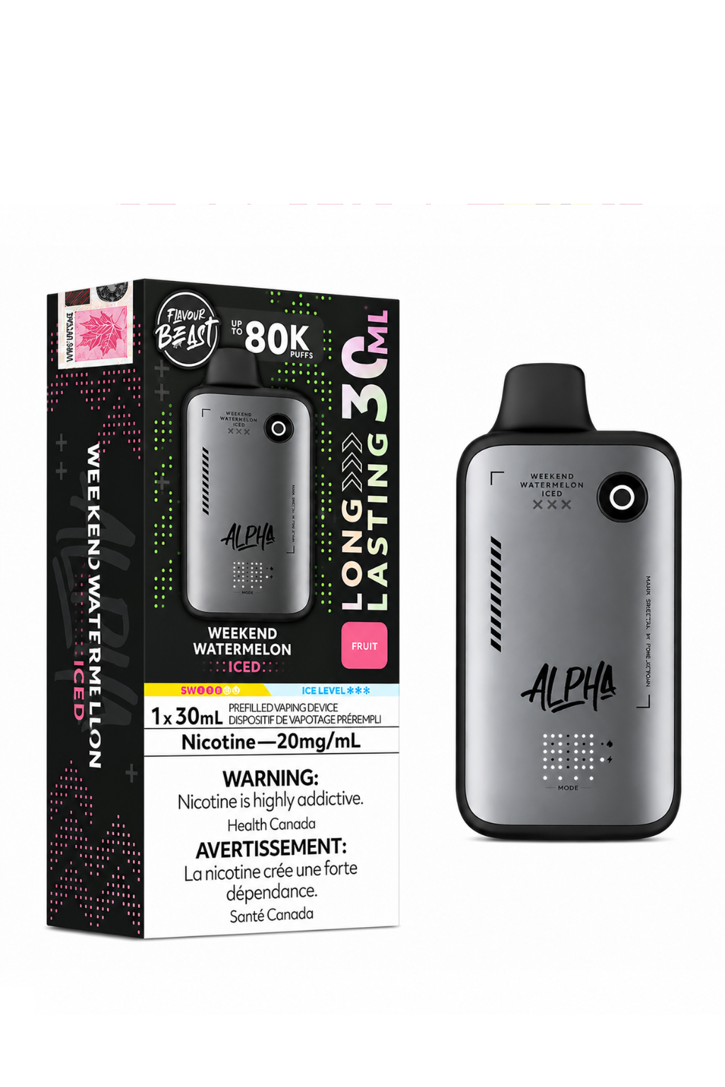 ALPHA Longing 30mL Disposable Vape